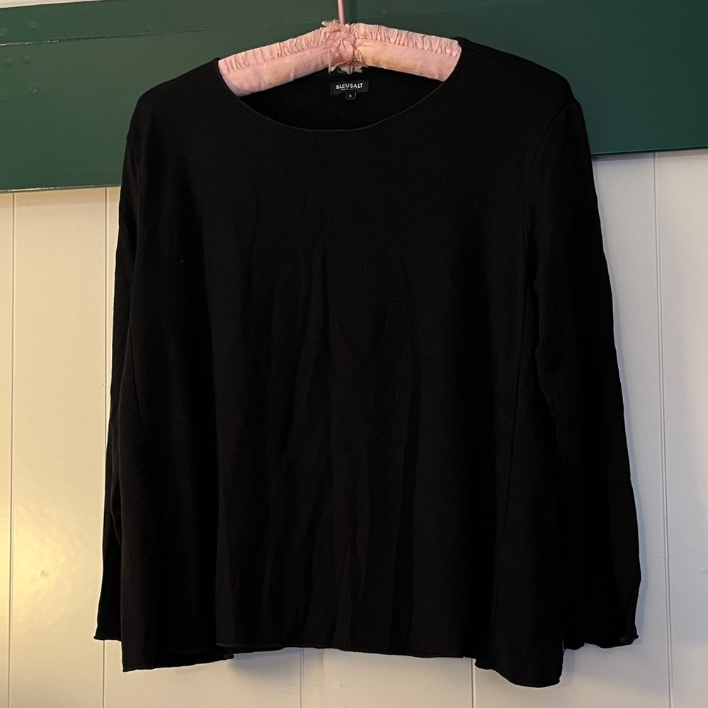 Black Bleusalt Barbra Top